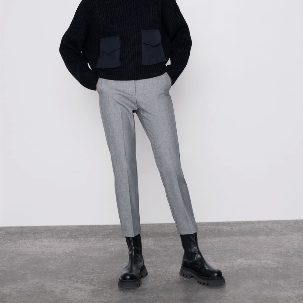 Zara checkered cigarette pants - Picture 2 of 2